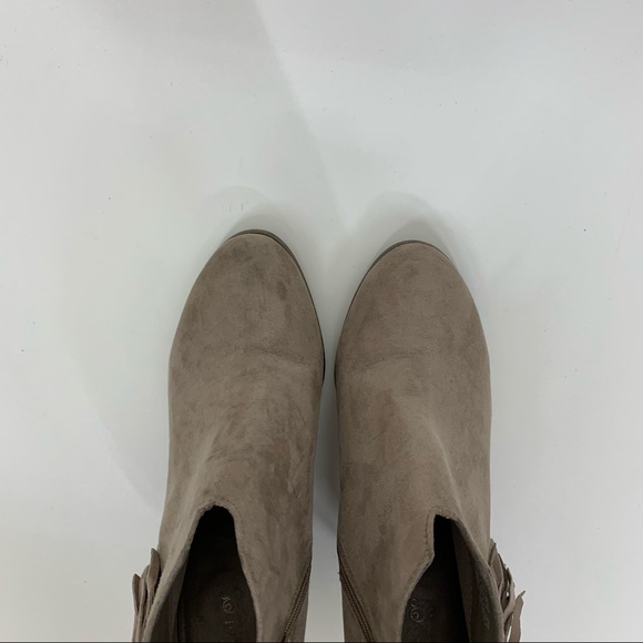 Carlos Santana Tempe Leather Western Stacked Heel Ankle Boots Fringe Detail - Picture 13 of 16